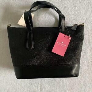 Kate Spade Black Tote with structured design.
